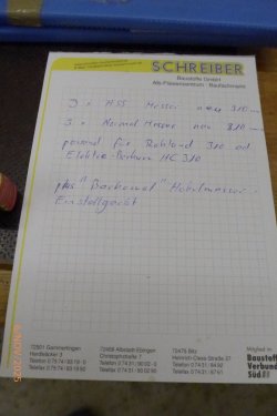 Hobelmesser zu E-B HC 310 bzw. Robland X 310