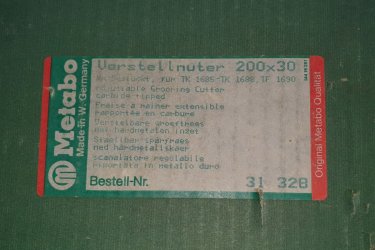 Metabo Verstellnuter 200mm (31 328) + Universalfräskopf (31 273)