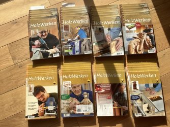 Holzwerken  49 Hefte  2008 - 2016