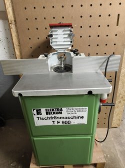 Elektra Beckum TF 900 Schwenkspindel Tischfräse