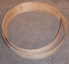 Kirschfurnier 6 Streifen ca. 3,20m x 14 cm Breite