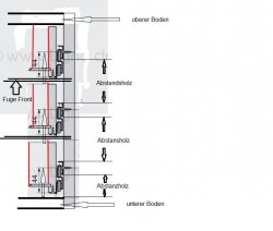 Montage von Schubladenausügen.JPG Montage von Schubladenausügen.JPG